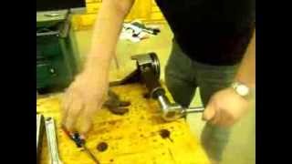 Engine Rebuild How to remove a press fit piston rod without a press [upl. by Amsab]