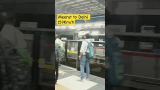 MEERUT METRO  MODINAGAR METRO 159KMH metro meerut delhimetro delhi meerutmetro modinagar [upl. by Asilrak]