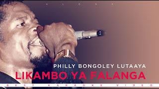 Philly Bongole Lutaaya  Likambo Ya Falanga Best Karaoke Video HD [upl. by Flyn989]