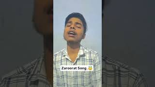 Zaroorat Song cover by Mukesh Bhartiya Mustafazahidsong shorts [upl. by Rudin]