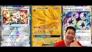 Powerful SOLGALEO GX Deck Best Steel Pokemon Solgaleo Dominate Other GX Decks [upl. by Oidale]