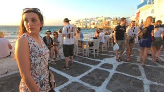 Exploring Mykonos Town Greece  Tourist Heaven or Hell [upl. by Vidovic15]