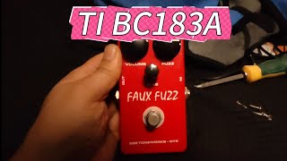 【元年的BC183硅管】529toneworks fauxfuzz ti bc183a [upl. by Viradis]