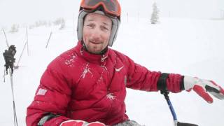 First sit skier to ski Corbets Couloir at Jackson Hole unassisted [upl. by Niatsirt]