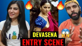 Bahubali 2 DEVASENA ENTRY SCENE 😱🤣  Bahubali 2  The Conclusion  Baahubali REACTION [upl. by Aluino623]