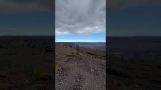 Panoramic View of Kaluapele Kīlauea Caldera from Kīlauea Overlook hawaii volcano geology [upl. by Awe]