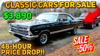 20 Flawless Classic Cars Under 15000 Available on Craigslist Marketplace Perfect Classics Cars [upl. by Elaynad]