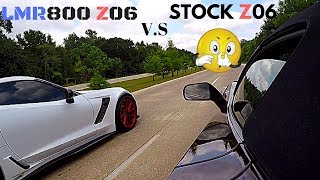 LMR800 C7 Z06 VS Stock Z06 [upl. by Cartwell740]