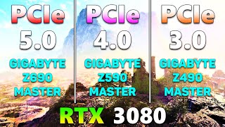 PCIe 50 vs PCIe 40 vs PCIe 30  RTX 3080 PC Gameplay Tested [upl. by Aihceyt]