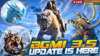 BGMI 35 UPDATE LIVE 😃  BGMI NEW UPDATE TIPS amp TRICKS  BGMI NEW UPDATE  ANKIT IS LIVE [upl. by Meryl]