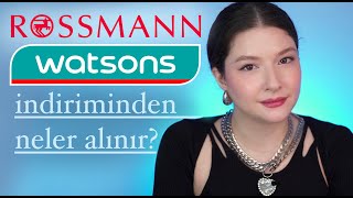 rossmann amp watsons uygun  orta fiyatlı cilt bakım favorileri [upl. by Suertemed]