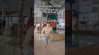 Generaties in het zwembad 👵🏊‍♂️ Ga jij zwemmen deze vakantie 🤔 [upl. by Atirehs]