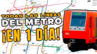 EXPLORE TODAS LAS ESTACIONES DEL METRO EN UN DÍA COMO UN PRO [upl. by Keyte]