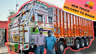 New Truck delivery TATA 4830 bs6 phase2 to BIHAR from gilltruckbody [upl. by Yuht]