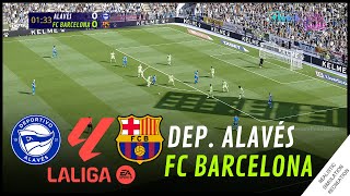 ALAVES vs BARCELONA LaLiga 2425 SimulationPrediction [upl. by Felipa50]