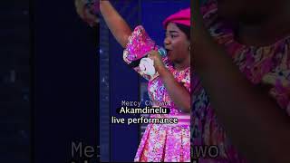 Mercy Chinwo Akamdinelu live performanceshort mercychinwo [upl. by Kerrison619]