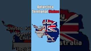 Antarctica Territorial Claims history fact map mapping [upl. by Drawdesemaj165]