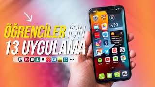 Öğrenciler için Faydalı 13 Uygulama [upl. by Blondy379]