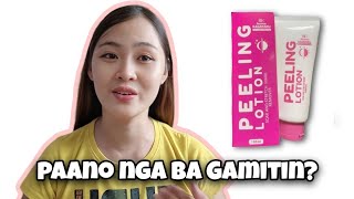 ROSMAR KAGAYAKU PEELING LOTION HONEST REVIEW PAANO NGA BA GAMITIN [upl. by Penelopa]