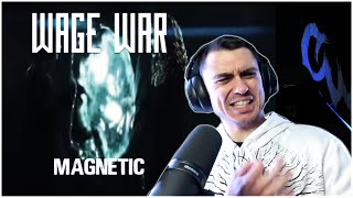 METALCORE MUSICIAN REACTS Wage War  Magnetic REACTION [upl. by Alaikim]