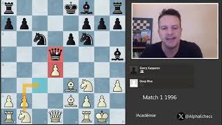 kasparov vs deep blue match 1 partie 1 [upl. by Suhpoelc]