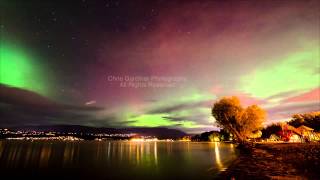 Northern Lights in Kelowna  October 1st 2013 [upl. by Goda72]