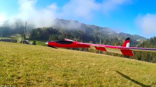 Flying in Heaven with my Staufenbiel Epsilon XL3 4m E Glider 🇸🇮👍☁️☀️ [upl. by Armond]