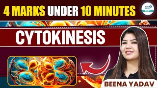 Get 4 Marks Cytokinesis Explained Fast  NEET 2025 Biology  Class 11  InfinityLearnNEET [upl. by Pirali]