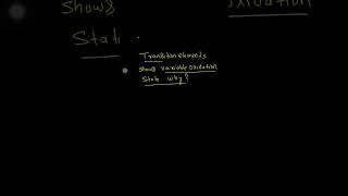 Transition elements show variable oxidation state why  shorts [upl. by Shanna]