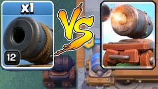 CANNON COC Vs CR  Clash of clans  WHICH IS BETTER [upl. by Retluoc]