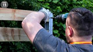 How to install DuraPost® with Feather Edge Fencing [upl. by Oriel702]