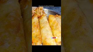 Spring Roll kaise banayeshortsfood youtubeshorts [upl. by Aklam]