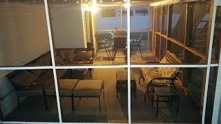 Building A Screened In Porch Under An Existing Deck [upl. by Rammaj]