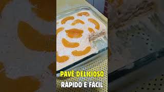 PAVÊ INCRÍVEL MAIS FÁCIL QUE ESSE NÃO EXISTE PAVÊ CREMOSO FOFINHO FEITO NO LIQUIDIFICADOR [upl. by Wauters]