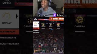 This bihh too hard wnba gaming short [upl. by Anyad]