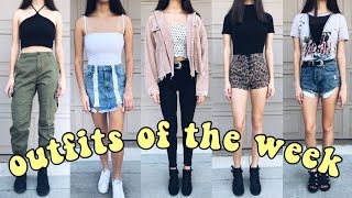 outfits of the week school edition [upl. by Picardi164]