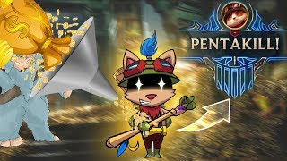 GOLD FUNNELING TEEMO  PENTAKILL nerfs coming soon [upl. by Leon970]