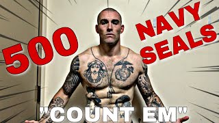 500 navy seal burpees “count em” [upl. by Anaul800]