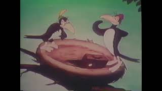 Terrytoons The Talking Magpies 1946 Japanese dub [upl. by Ecniuq]