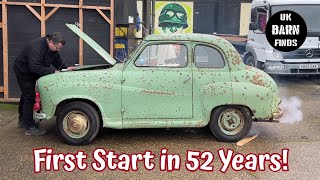 First Start in 52 Years  Barn Find Austin A30 Classic Car Auction Buy firststart barnfind [upl. by Ahser]