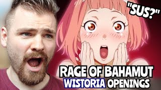 First Time Reacting to quotRage of Bahamut amp Wistoria Openings 13quot  New Anime Fan  REACTION [upl. by Anivid]