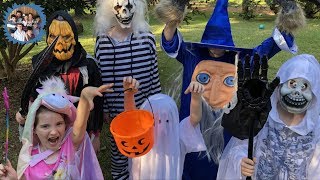 TRICK OR TREATING with The Hodgepodge Eight HALLOWEEN 2019 [upl. by Lothaire]