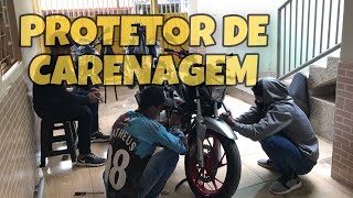 INSTALANDO PROTETOR DE CARENAGEM CB TWISTER [upl. by Verada]