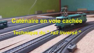 caténaire en voie cachée Le train de Manu [upl. by Suravaj]