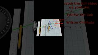 Determining the angle of rotation and center of rotation zambia WilsonChishala [upl. by Immaj]