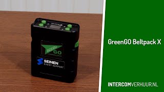 GreenGO Beltpack X  Product Highlight  Intercomverhuurnl [upl. by Klara695]