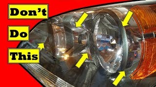 Headlight Restoration Mistake Newbies Dont Get Confused By This Clear Coat Fix [upl. by Vierno]