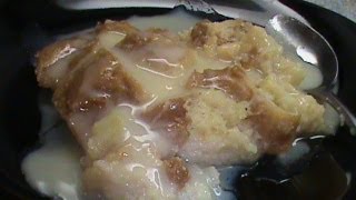 Bread Pudding with Hot Buttered Rum Sauce [upl. by Nosila208]