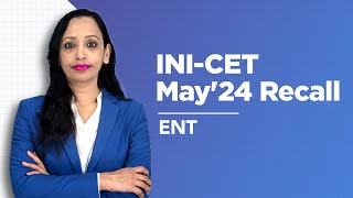 Exam Recall Series INICET May 24  ENT [upl. by Okeim]