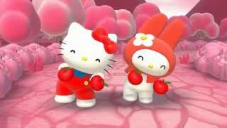 Hello Kitty and My Melody singing about the color red [upl. by Harmonia157]